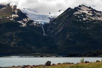 Gletsjer aan de overkant van Chilkat Inlet